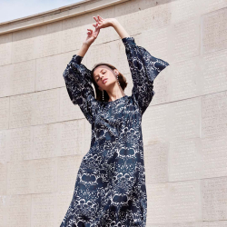 NOUVELLE black flower